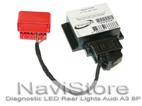 Diagnostic Interface LED rear lights Audi A3 Sportback