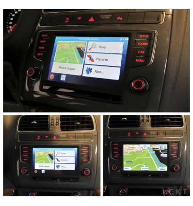 Interfaccia navigazione - VW, Skoda Seat per monitor 5,8, 6,5" e 8"
