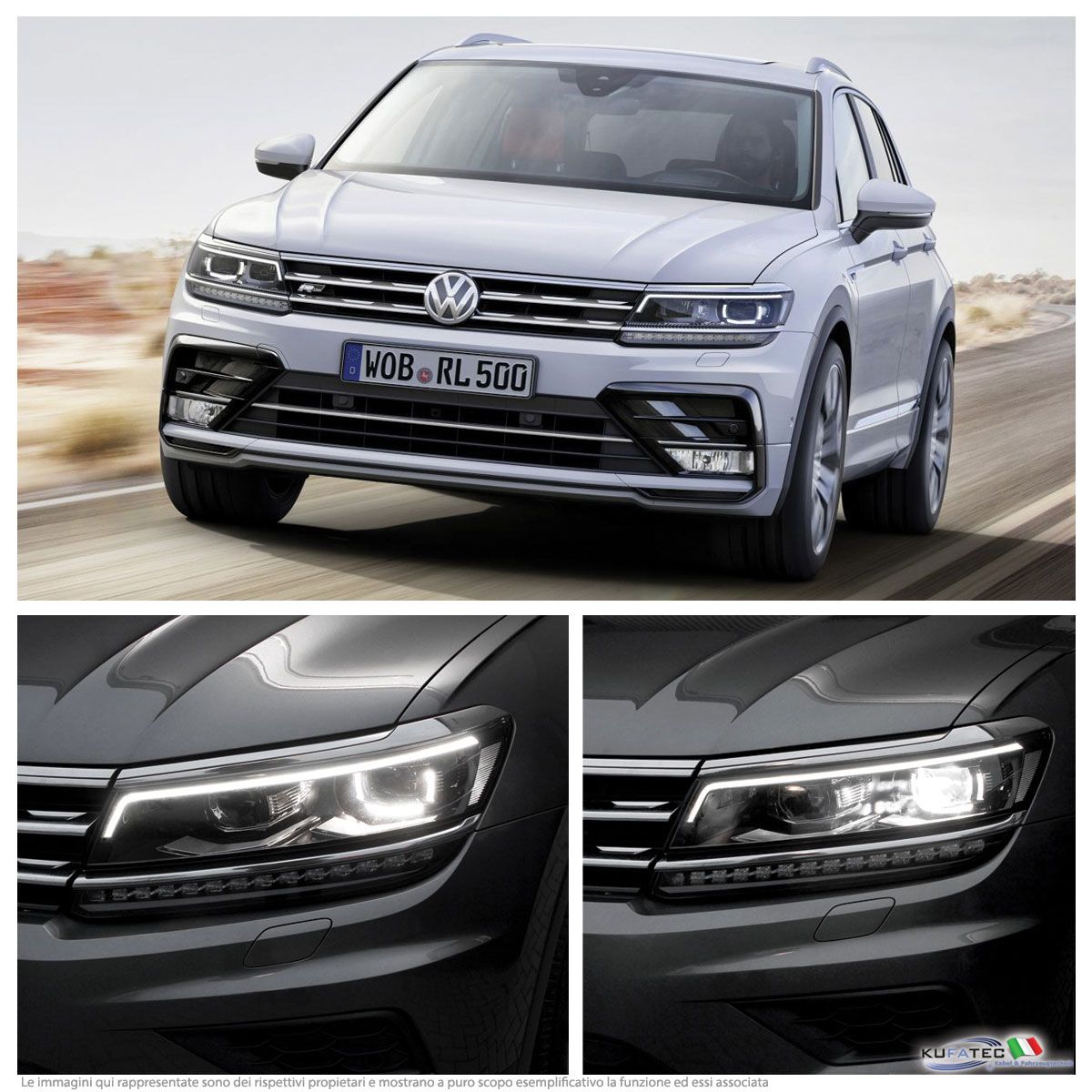Led туманки tiguan