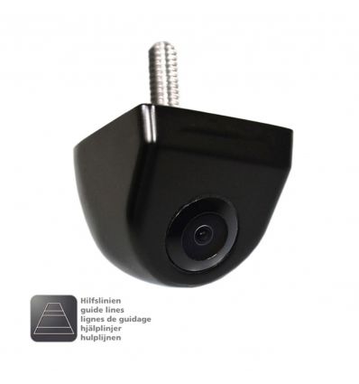 AMPIRE KCN802 rear view camera, mirrored with guide lines