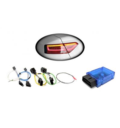 Set cavi + coding dongle luci posteriori LED Facelift - Audi A5 8T