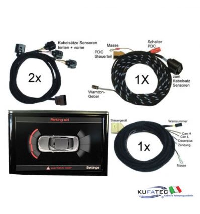 Set cavi Park Distance Control (PDC) - Anteriore & Posteriore - Audi A8 4E