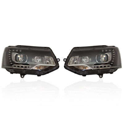 Set fari anteriori Bi-xenon con luce diurna LED - VW T5 GP