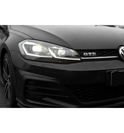 Set fari anteriori LED con luce diurna LED - VW Golf 7 facelift