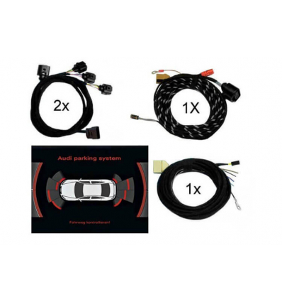 Set cavi Park Distance Control (PDC) - Anteriore & Posteriore - Audi A8 4E