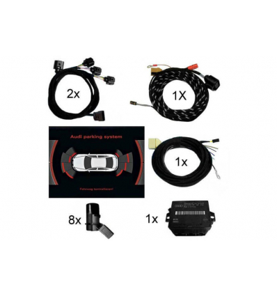 APS Parking System Plus - Ant. & Post. incl. grafica - Retrofit kit - Audi Q7 4L