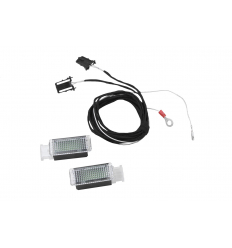 Luci LED Per Specchietti Retrovisori, 6000K Bianco, Canbus, Per Skoda Octavia Superb Kodiaq E VW T-Roc