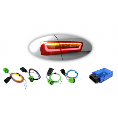 Set cavi + coding dongle fari posteriori LED - Audi A6 4G Avant