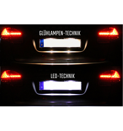 Luci targa LED - Retrofit kit - Porsche Cayenne E2