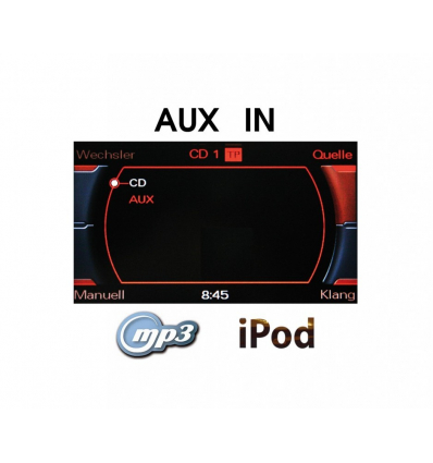 AUX-IN Radio Concert, Symphony retrofit - Audi