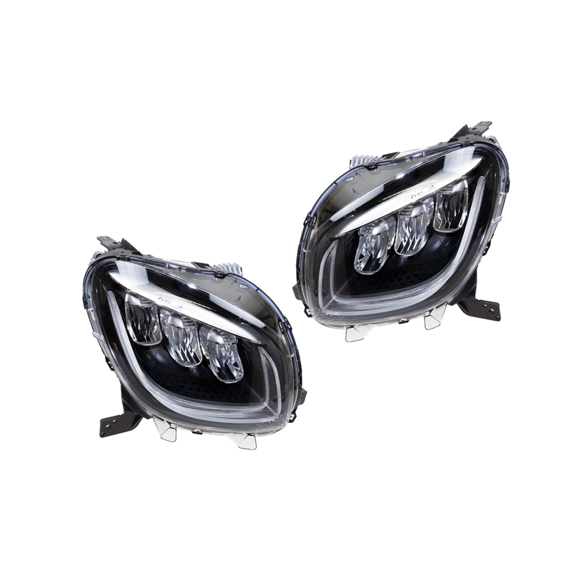 Set fari anteriori LED con luce diurna LED - Smart 453 - Navistore