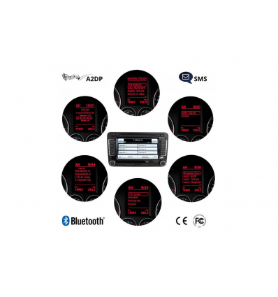 FISCON Bluetooth Handsfree - "Basic-Plus" - VW, Seat, Skoda