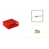 Kit di riparazione connettore 20 pin scatola contatti MINI ISO