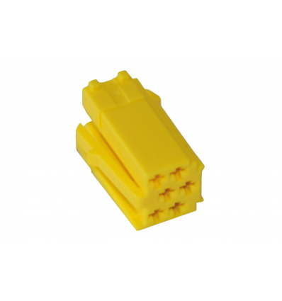 Kit di riparazione connettore 8 pin giallo per scatola contatti MINI ISO