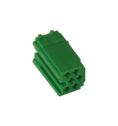Kit di riparazione connettore 6 pin verde per scatola contatti MINI ISO