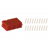 Kit di riparazione connettore 8 pin rosso per scatola contatti MINI ISO