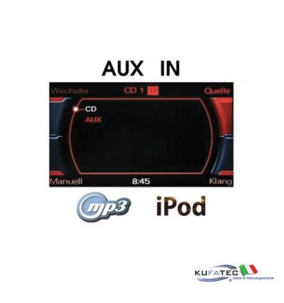 AUX IN - Jack - Retrofit - MMI 2G High - Audi A4 8K A5 8T