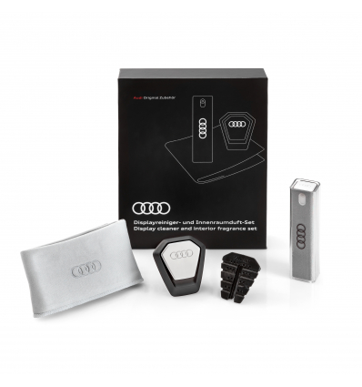 Audi gift Box - Accessori per la pulizia del display e profumatore