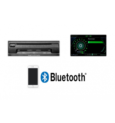 Vivavoce Bluetooth MMI 3G, incl. predisp. basetta - Retrofit kit - Audi A8 4E