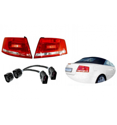 Luci posteriori LED facelift - Retrofit kit - Audi A4 8H Cabrio