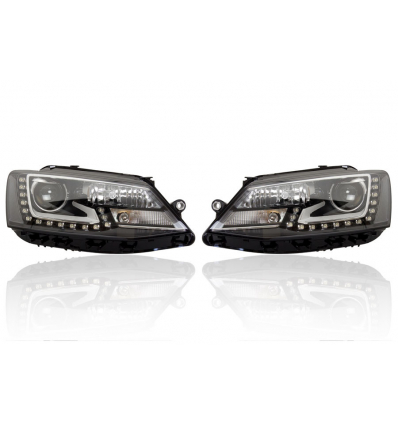 Fari Bi-Xenon con luce diurna LED - Retrofit kit - VW Jetta 5C