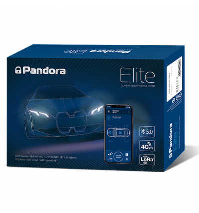 Pandora ELITE v2 - Sistema d'allarme integrato e localizzatore 4G GSM/GPS con transponder e telecomando