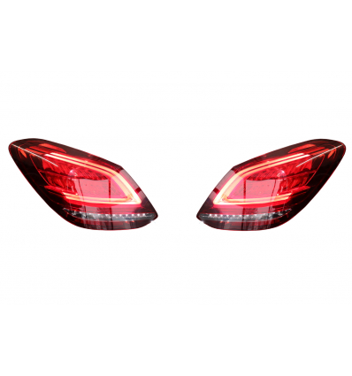 Set completo di luci posteriori a LED facelift - Mercedes Benz Classe C W205 berlina
