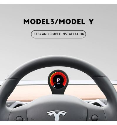 Quadro strumenti circolare con ricarica wireless - Tesla Model 3, Model Y
