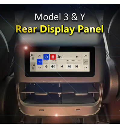 Rear Clima display 4,6" ST718 - Tesla Model 3 2016-2020