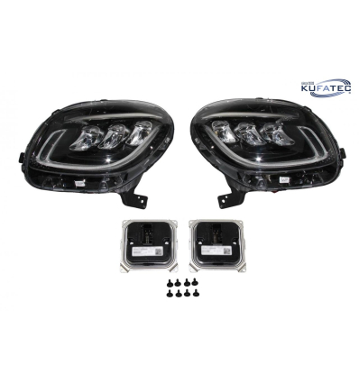 Set fari anteriori LED con luce diurna LED - Smart 453