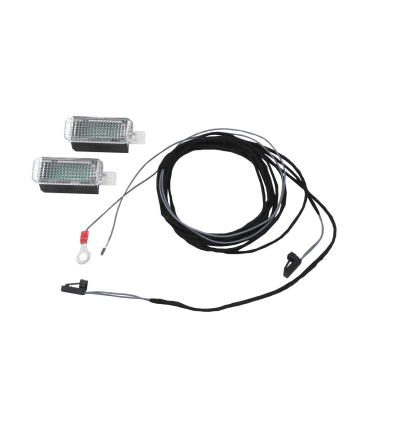 Luci LED vano piedi anteriore - Retrofit kit - Audi A4 8K, A5 8T, Q5 8R