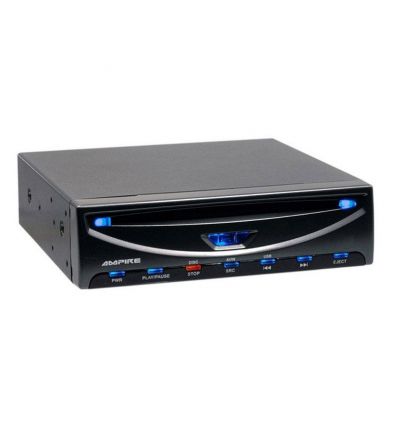 DVD player with USB interface (3/4 DIN) - Ampire DVX104