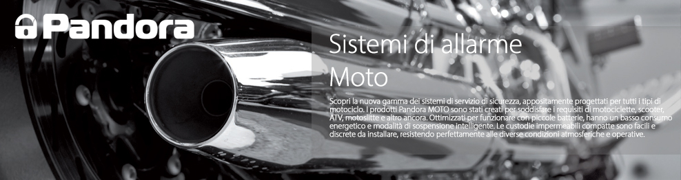 Pandora - Sistemi di Allarme per Moto