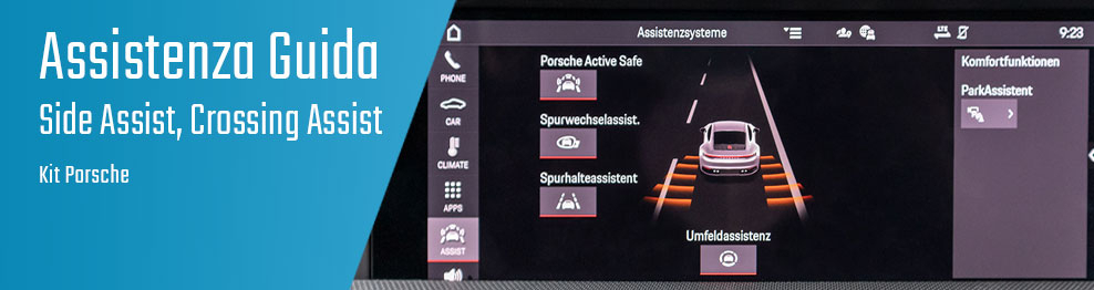 04.06.03 Side Assist, Crossing Assist - Kit Porsche