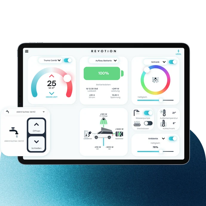 Revotion NODE TwoWay corrente di commutazione fino a 20 ampere