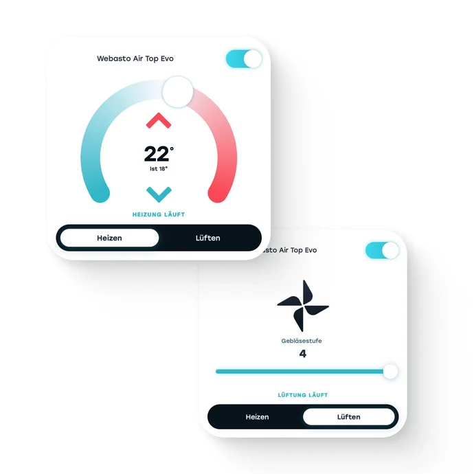 Webasto Air Top controllo remoto tramite app Revotion